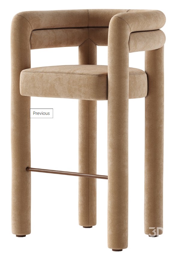 Larisa Bar Stool | Mangosteen